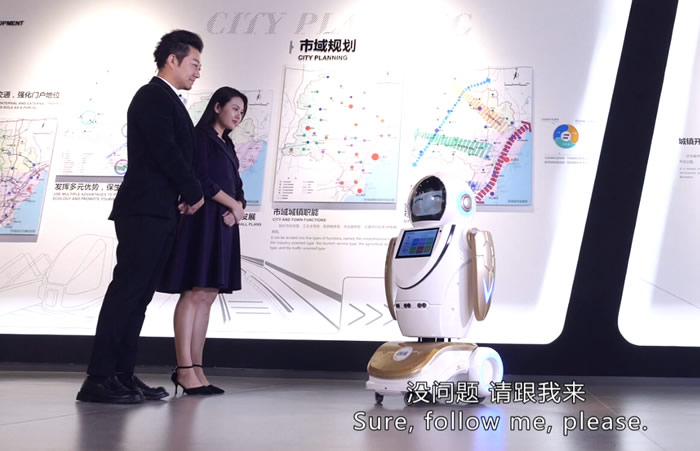 云南迎賓機器人