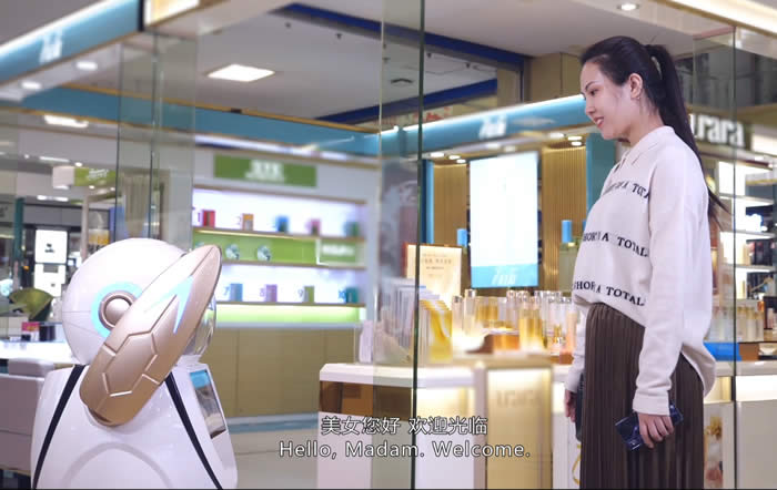 迎賓導覽機器人