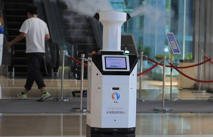 創澤消毒機器人消殺圖片