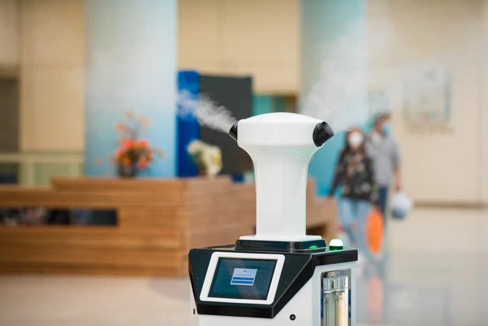 山東智能霧化消殺機器人