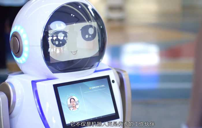 迎賓講解機器人識別用戶案例
